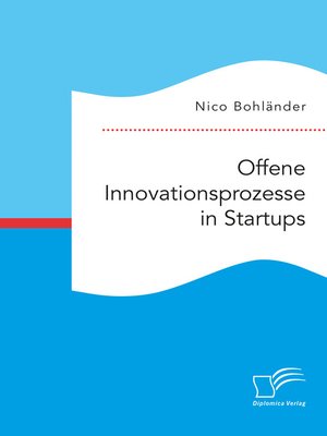 cover image of Offene Innovationsprozesse in Startups
